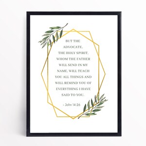 John 15 5 Bible Verse Wall Art Digital Download Christian Etsy
