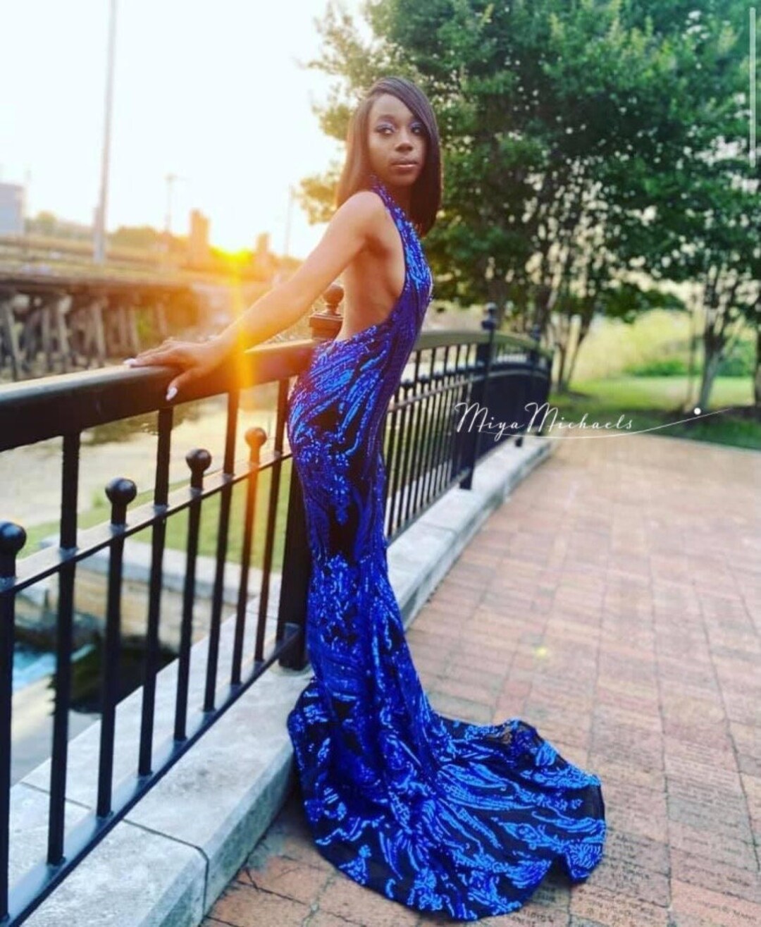strapless open back dress Rachel Allan 70799 Beaded Long Back Slit Formal Prom Dress