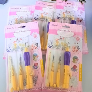 Adjustable Punch Needle Set, Punch Needle Embroidery Tool, Mina Carin Punch Needle