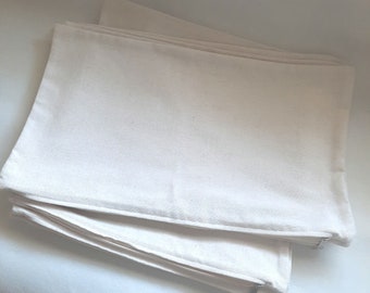 Sewn Pillow Cover for Punch Needle Embroidery, Punch Needle Tool, Naturel Washed Linen Cushion Case