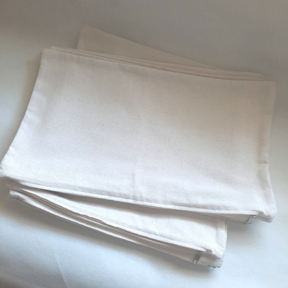 Sewn Pillow Cover for Punch Needle Embroidery, Punch Needle Tool, Naturel Washed Linen Cushion Case