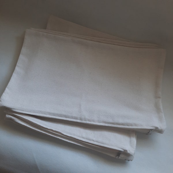 Sewn Pillow Cover for Punch Needle Embroidery, Punch Needle Tool, Naturel Linen Cushion Case