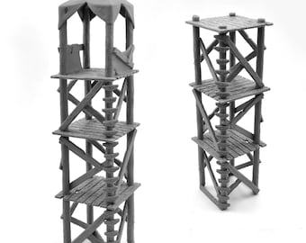 Modular Bandit Watchtower - Openforge Gaming Terrain & Scenery (28-32mm Scale)