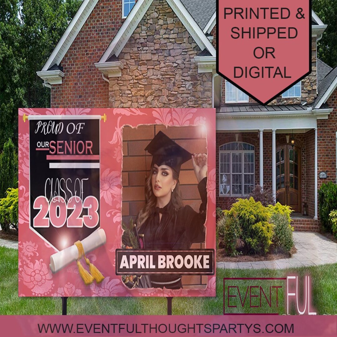 Graduation Yard Signclass of 2023yard Sign, Graduation Yard Banner