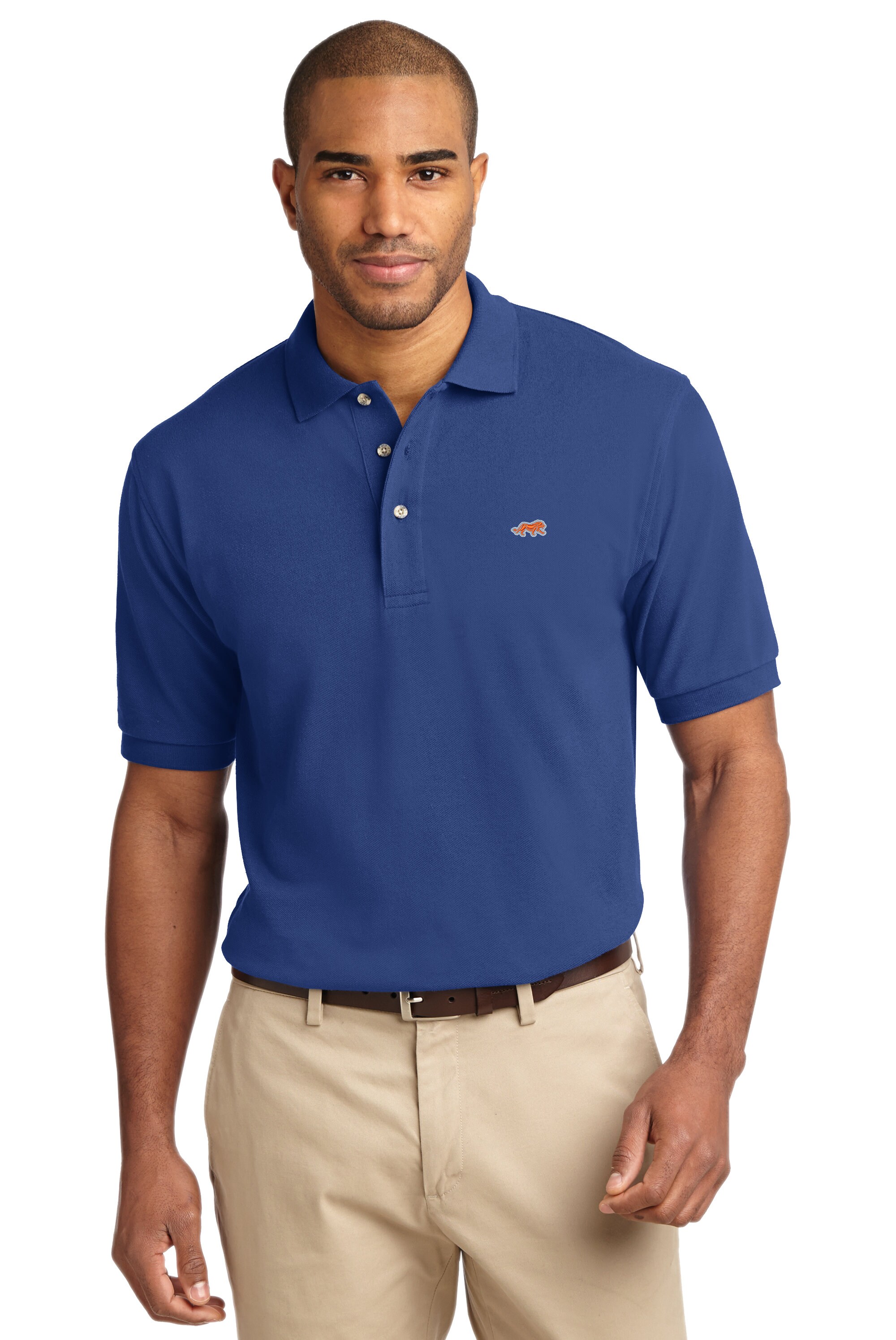 Now Customizable Kleding Herenkleding Overhemden & T-shirts Polos Men's Tru Lion Polo by N3Kit LLC 