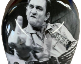 Johnny Cash - Custom Harley Horn Cover