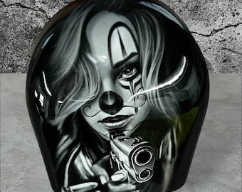 Outlaw Girl - Custom Harley Horn Cover