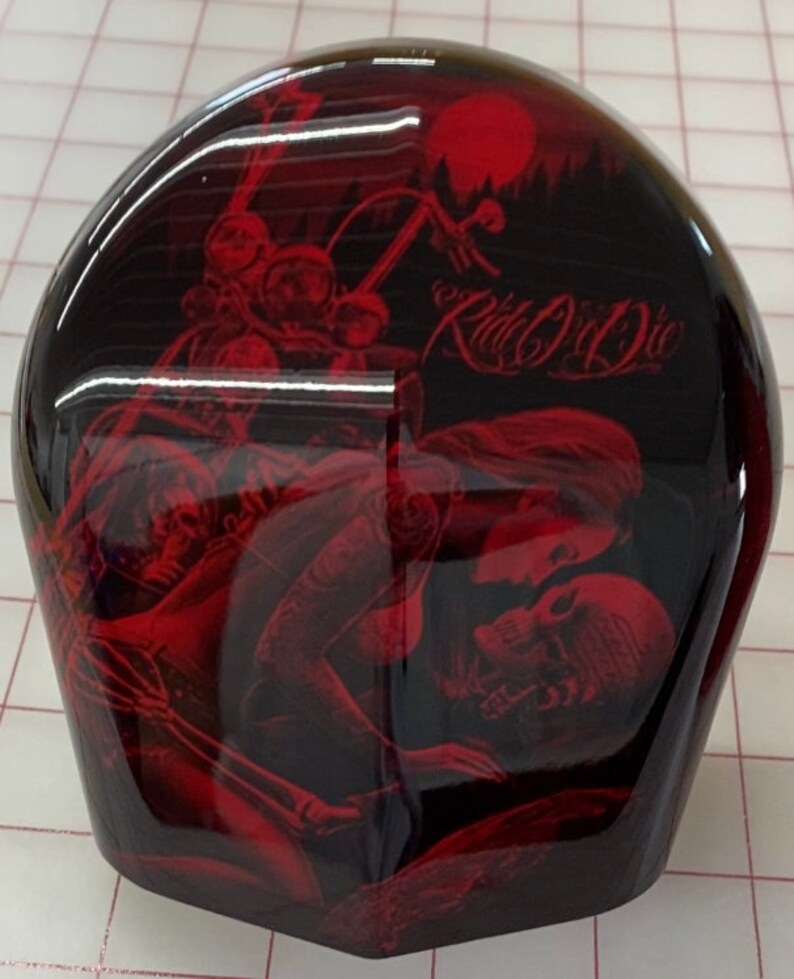 Harley Davidson Custom Horn Cover Ride Me Etsy
