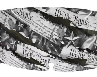 Custom Windshield - We The People Grayscale (Street Glide/Electra Glide/Tri-Glide)