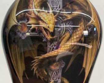 Dragon Cross - Custom Harley Horn Cover