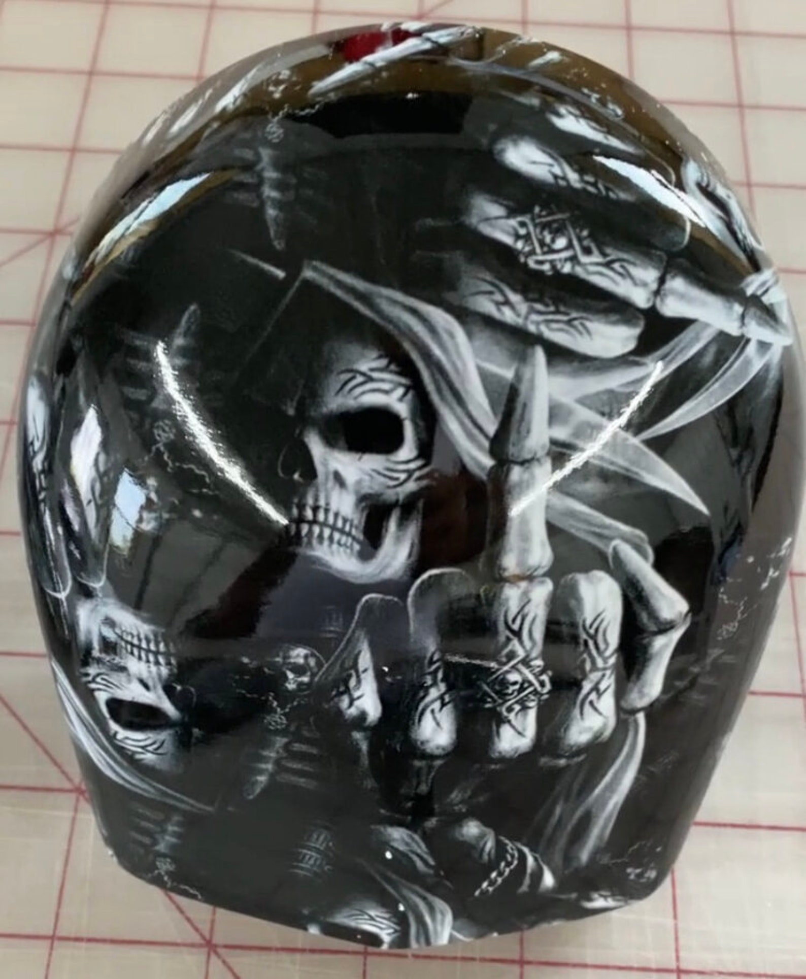 Harley Davidson Custom Horn Cover Reapers Etsy