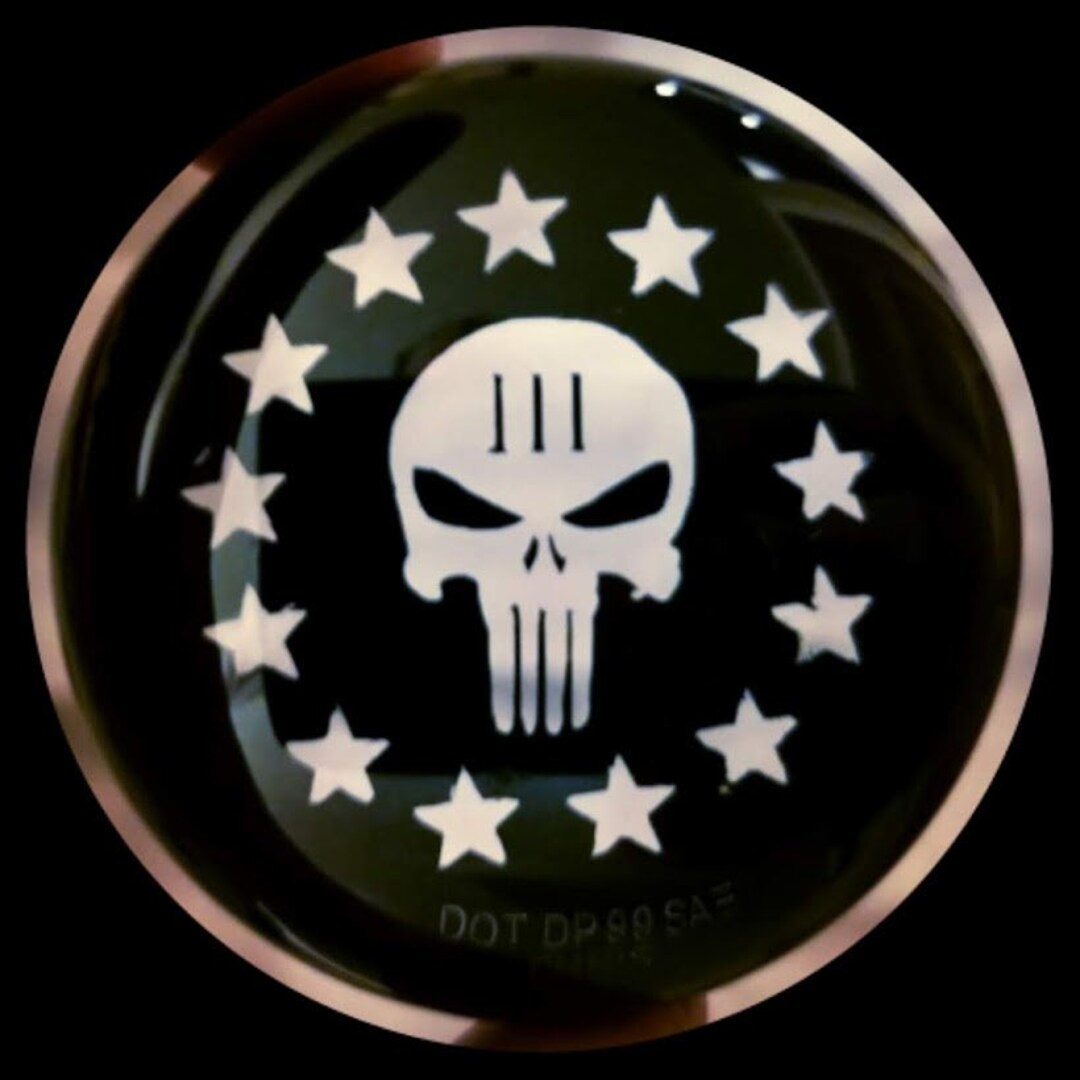 Custom Harley Davidson Turn Signal Lenses 3 Punisher Etsy