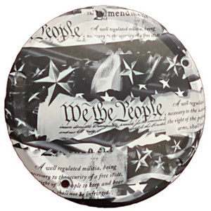 Custom Derby Cover - We The People (Grayscale)