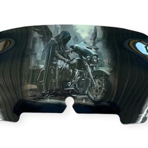 Custom Windshield - Death Rider ( Street Glide/Electra Glide/Tri-Glide)
