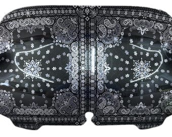Pañuelo negro - Parabrisas personalizado: Harley-Davidson (solo Road Glide)