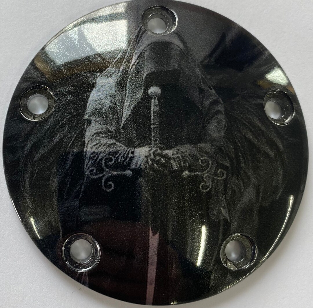 Harley Davidson Custom Timing Cover Dark Angel Etsy