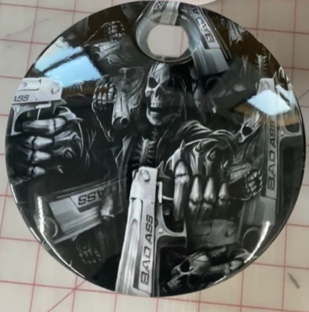 custom harley davidson fuel door