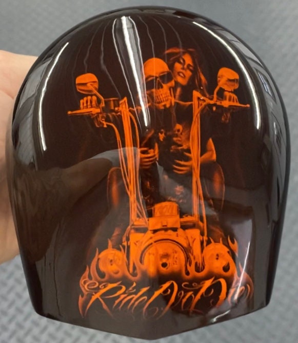Harley Davidson Custom Horn Cover Ride or Die Etsy
