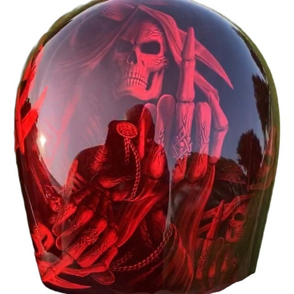 Harley Skull Horn Cover Etsy