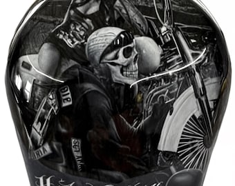 Highway To Hell - Custom Harley Horn Cover