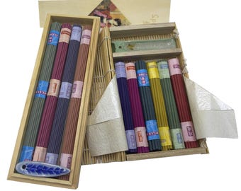 Incense Combination Package - 2 Aromatherapy Gift Sets | Relaxation, Meditation, Natural Scents, Burner Holder | Perfect Gift