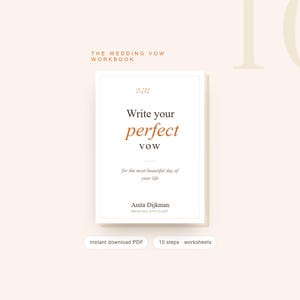 Write you perfect vow e-book