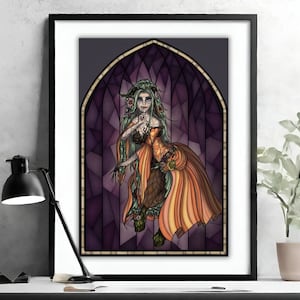 Critical Role Fearne A4 Art Print
