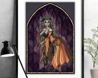 Critical Role Fearne A4 Art Print