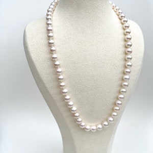 Akoya Pearl Necklace | 18 Karat Solid Gold Clasp | Best Gift for Her