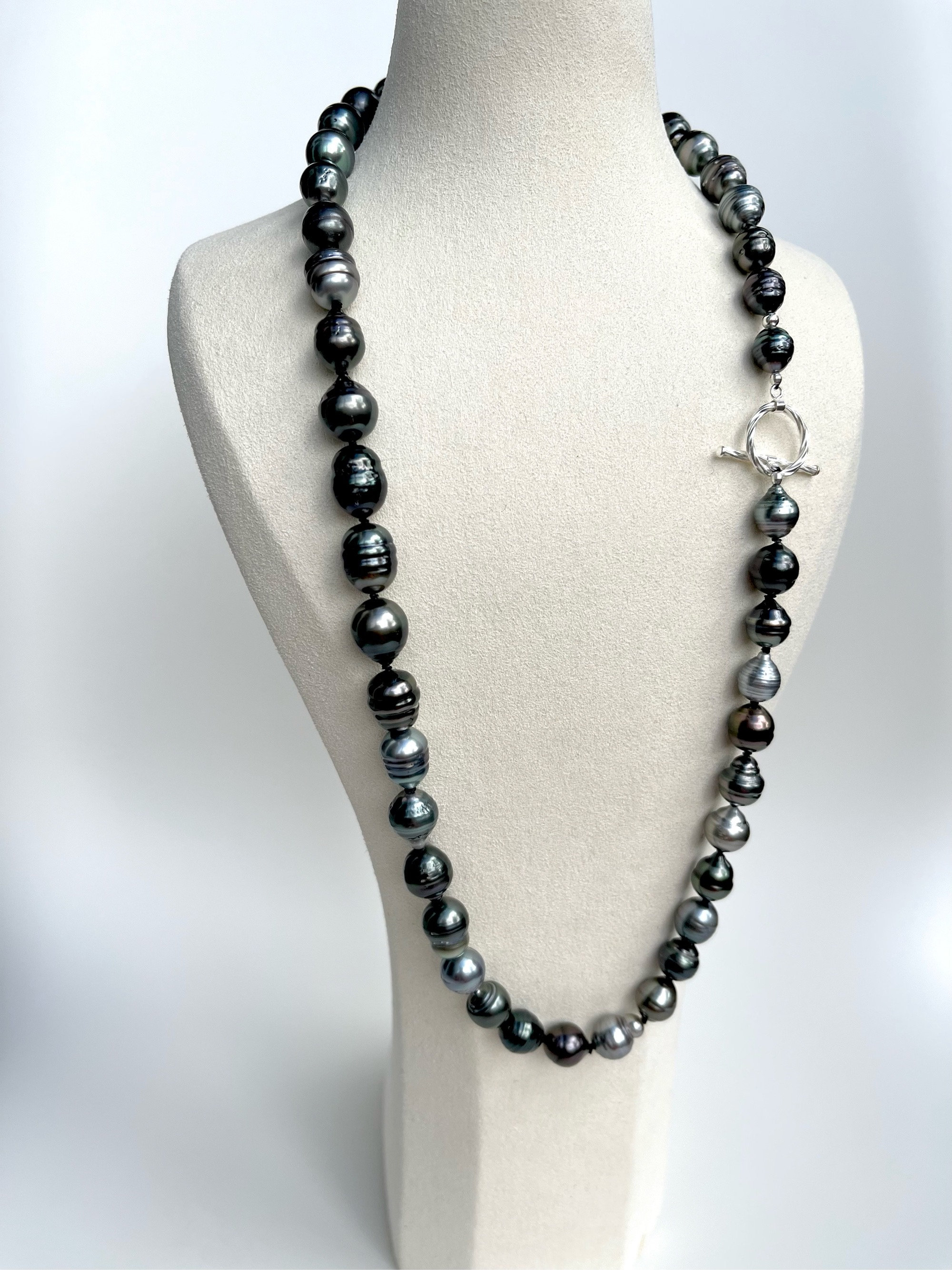 Long Tahitian Baroque Pearl Necklace 20'' - Etsy