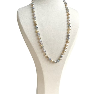 Japanse Akoya parelketting | 14 karaats goud | 5-6 mm