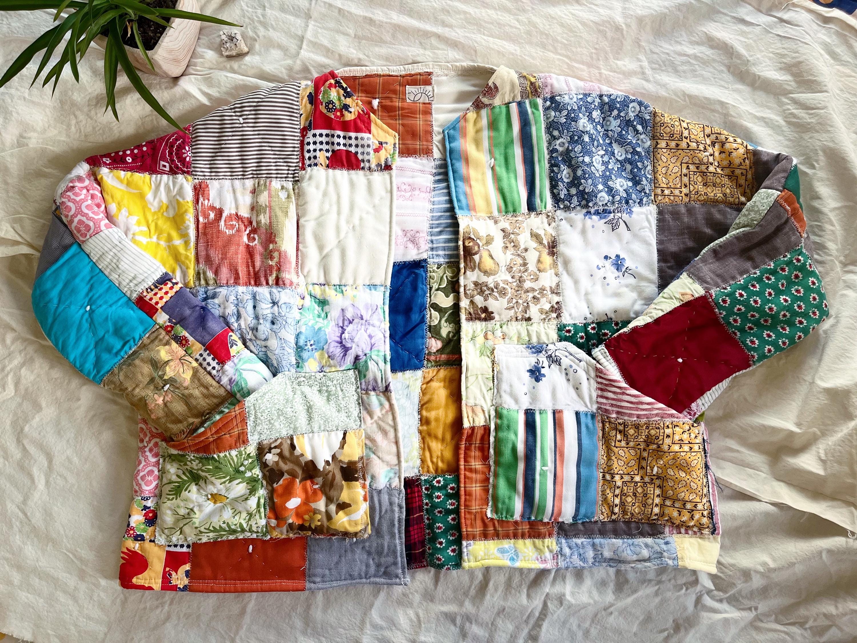 Vintage quilt jacket - Etsy 日本