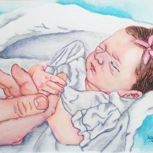 Custom Baby Angel Painting