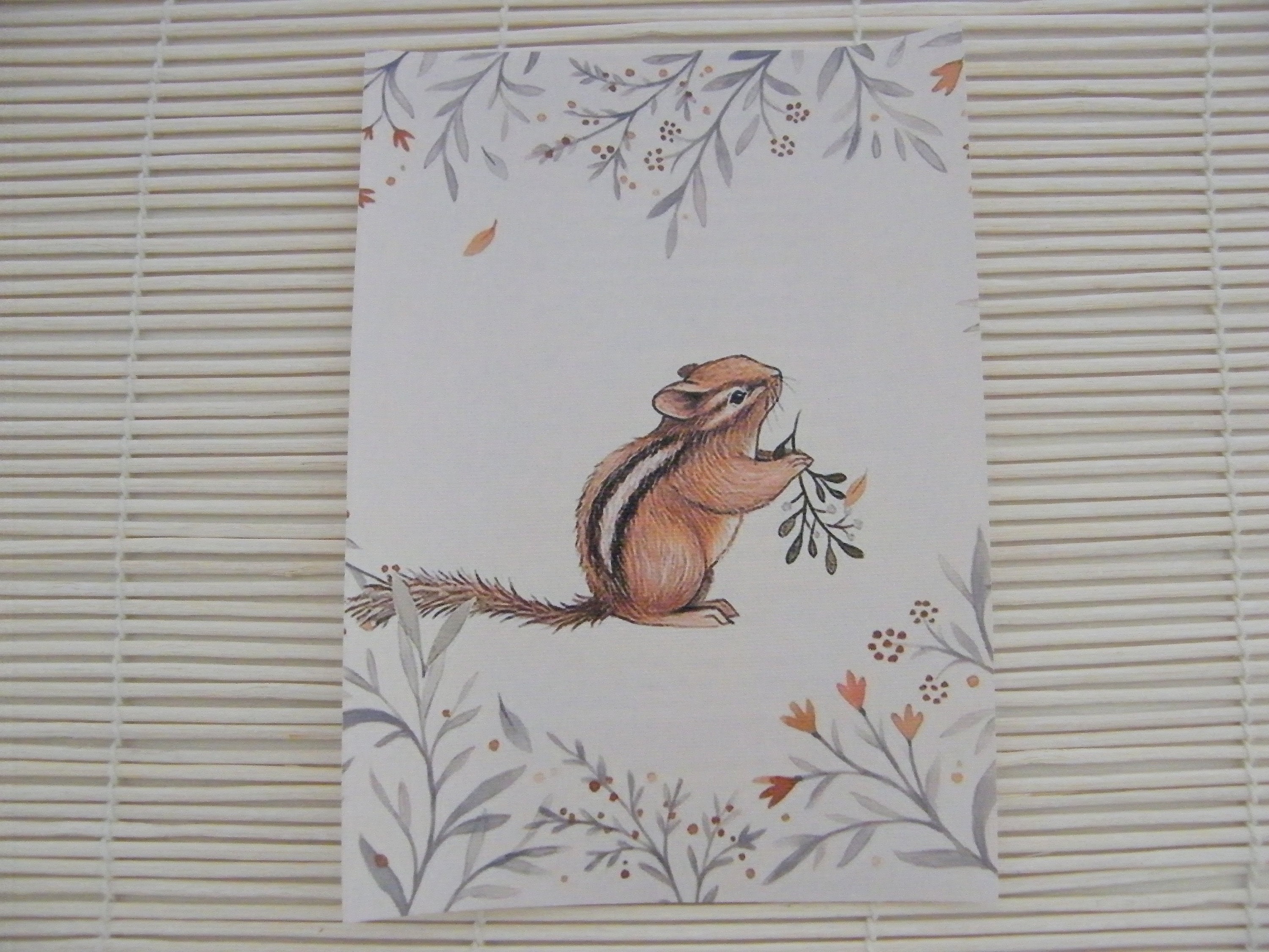 Toile Imprimée, Lérot, Animaux de La Forêt
