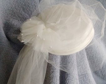 Vintage Bridal Hat and Veil