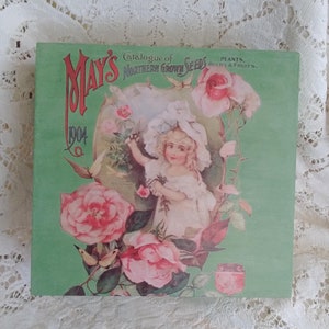 Lovely Painted and Distressed Cigar Box/Jewelry Box/Keepsake Box