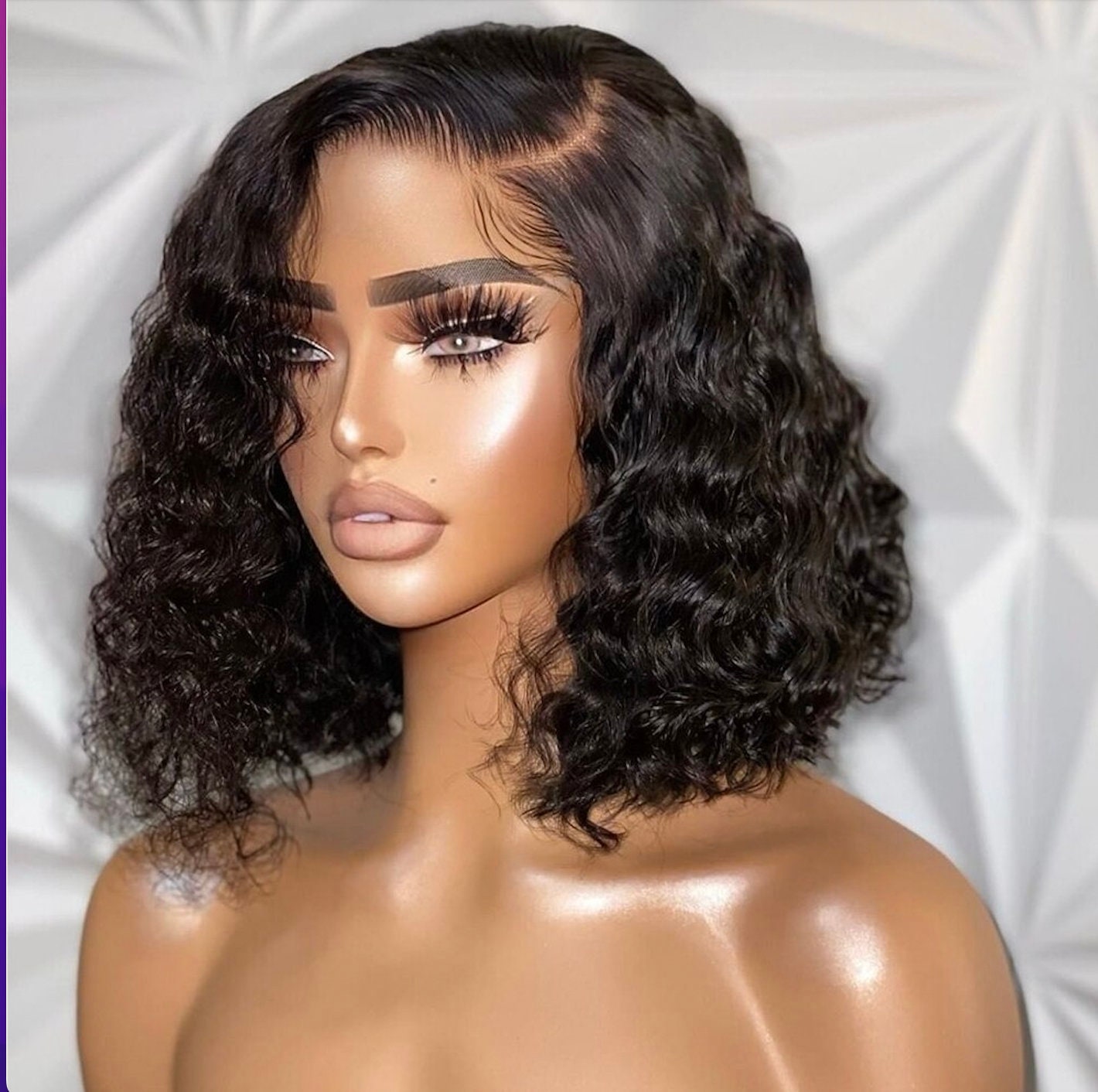 99J RED WINE BURGUNDY Deep Curly No Lace Full Weave Wig Human Hair Wigs  Cheap Full Machine Made Hair Wig for Black Women Women Wigs 