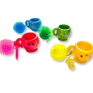 Emoji Mug Foot Toy for Birds, Parrots, Sugar Gliders, Chinchillas, rats and other small pets