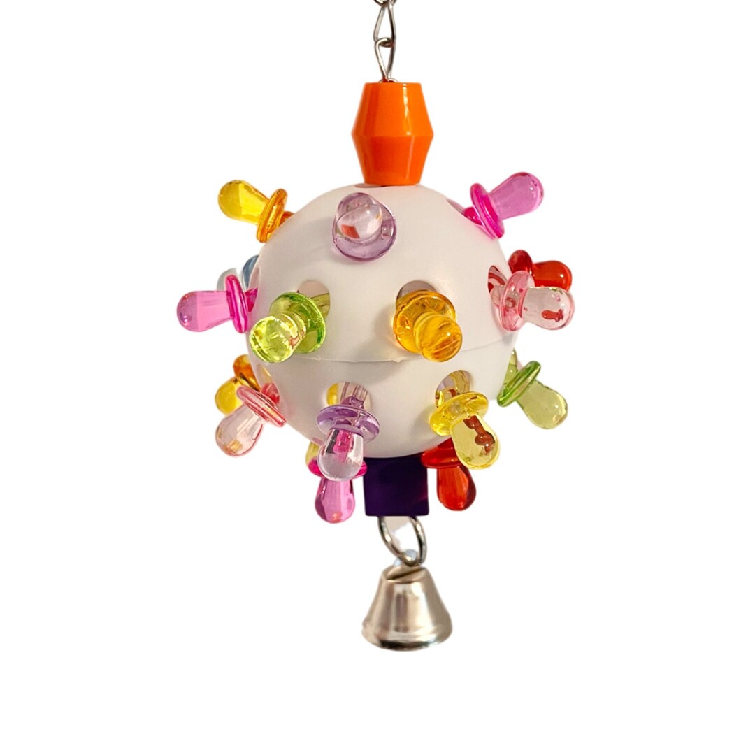 Wacky Pacifier Bird/parrot Toy Shatter Proof Wiffle Ball, Pacifiers