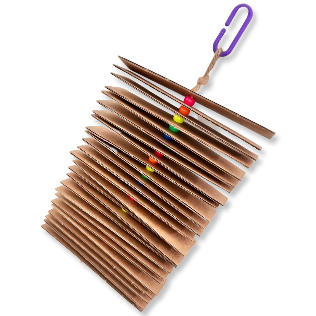 Cardboard Chew Tower- Cardboard, Pony Beads - Etsy