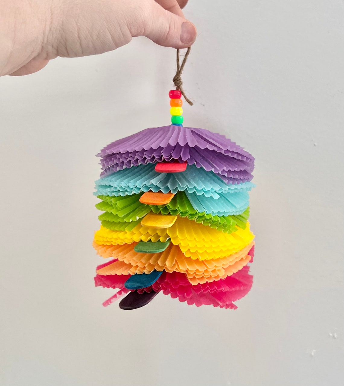 Rainbow Cupcake Tower Cupcake Liners Jumbo Popsicle Sticks Etsy