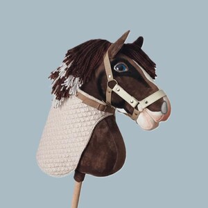 Steckenpferd, American Paint Horse, Halfter und Decke inklusive, ganzes Set, perfektes Geschenk, Steckenpferd, Kapphast, Keppihevonen