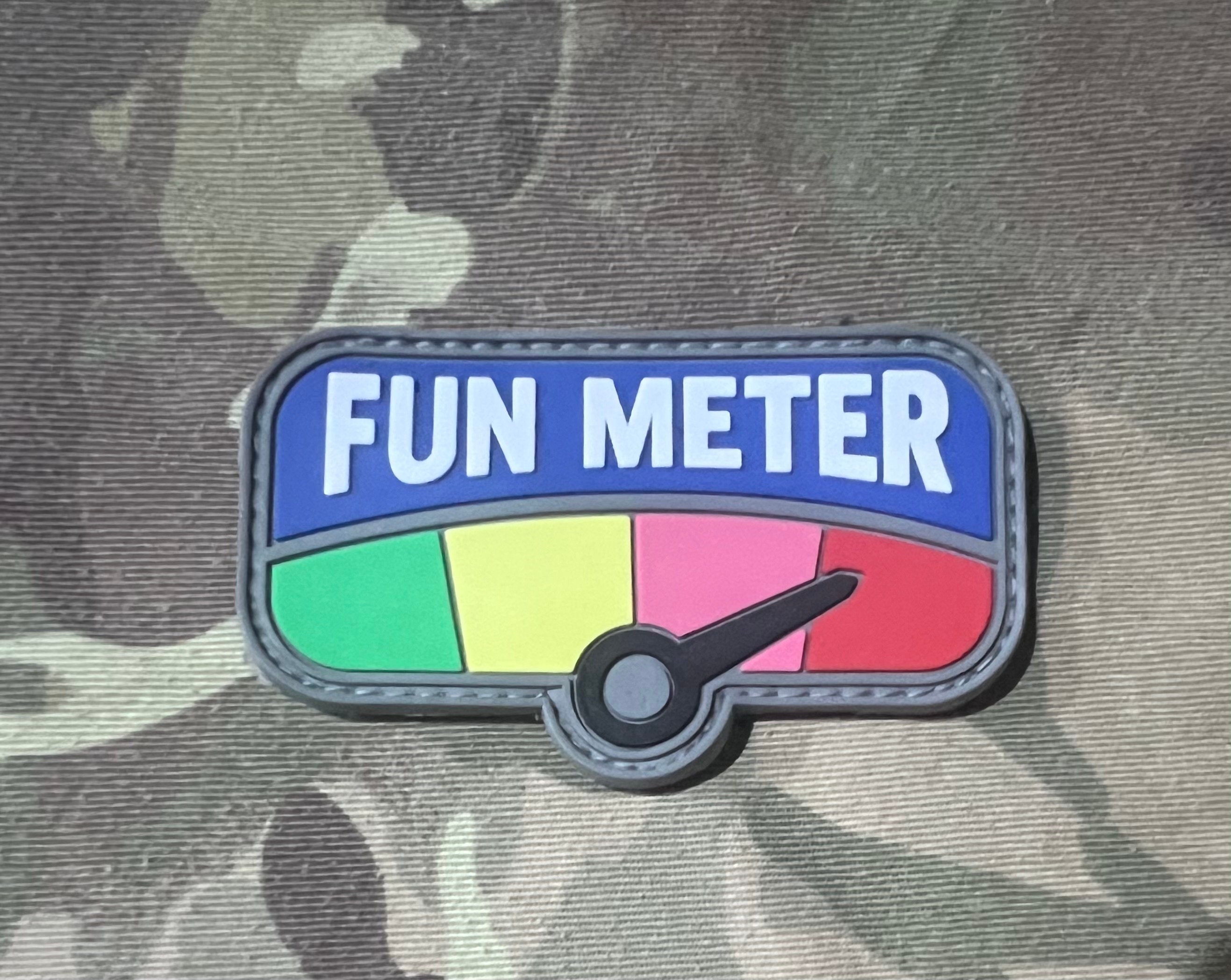 Collection Meter Fun Fun Meter Velcro Patch - Etsy