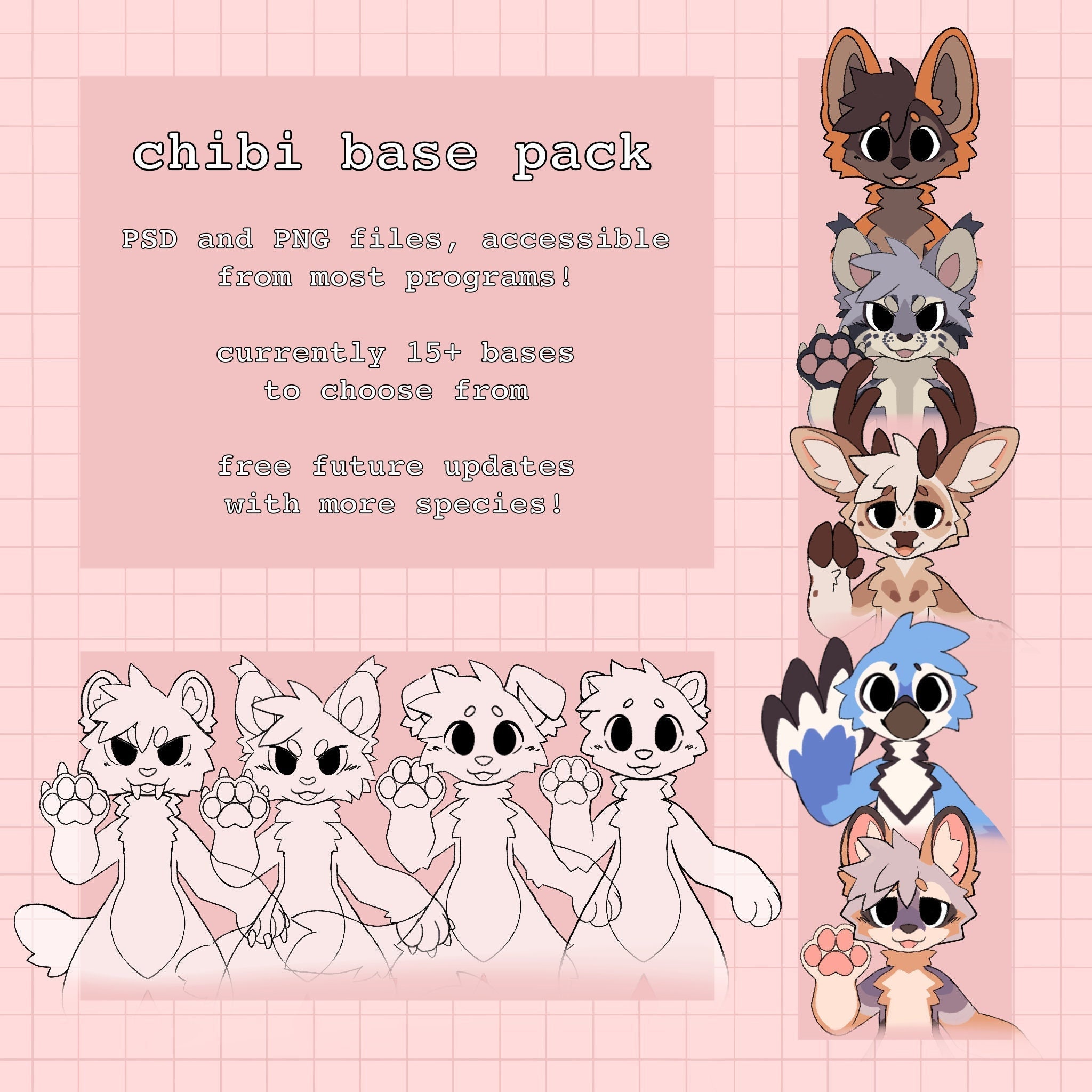 Chibi Base - Etsy Chibi Base - Etsy