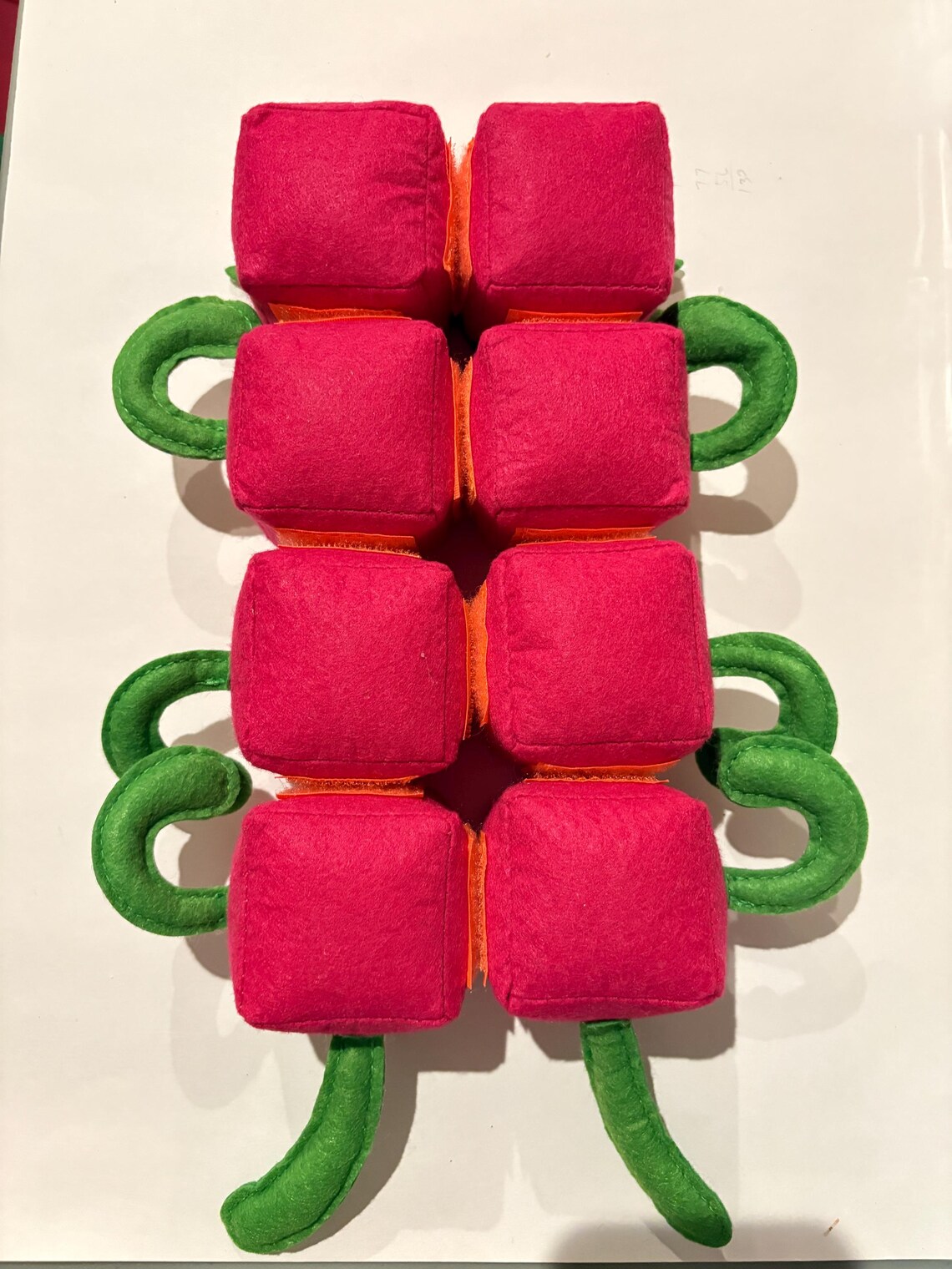 Handmade Numberblocks #8 “villain” Version of the Octoblock - Etsy