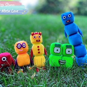 NumberBlocks for birthday gift unique birthday party favorite Numberblocks plush gift number friends fun math gifts Numberblocks 1-5