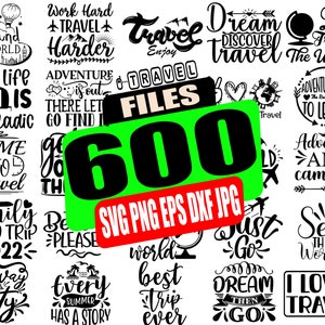 Reizen SVG bundel, reizen citaten SVG-bestanden, reizen SVG bestand knippen voor cricut, reizen PNG, bestand knippen, cricut bestand, afdrukbaar, silhouet