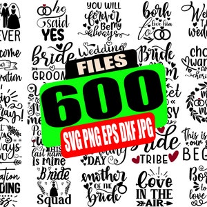 Wedding SVG Bundle, Groom SVG, Bride SVG, Mr and Mrs svg, wedding svg files for cricut, wedding png, cut file, cricut, silhouette