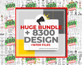 8300+ SVG PNG Design Bundle: Commercial Use (Digital Download)