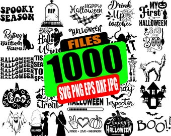 200 Halloween-SVG-bundel: spookachtige ontwerpen voor de Cricut